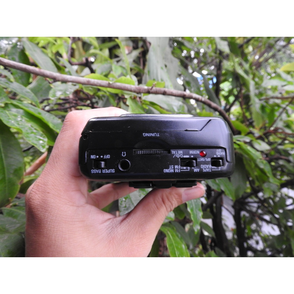 Máy nghe nhạc Cassette Stereo AIWA TA123 kiêm đài radio AM FM108 máy nhỏ gọn tiện lợi