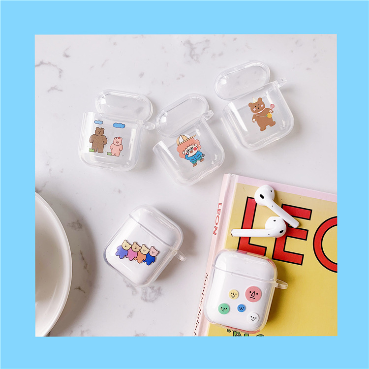 Ốp lưng iphone Vỏ bảo vệ hộp sạc tai nghe AirPods 1/2 /pro nhiều họa tiết dễ thương 3Pro Dinuo case