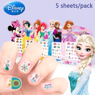 Nhãn dán họa tiết Pony/Frozen/Sofia//Chuột Minnie Mickey xinh xắn dành cho bé gái