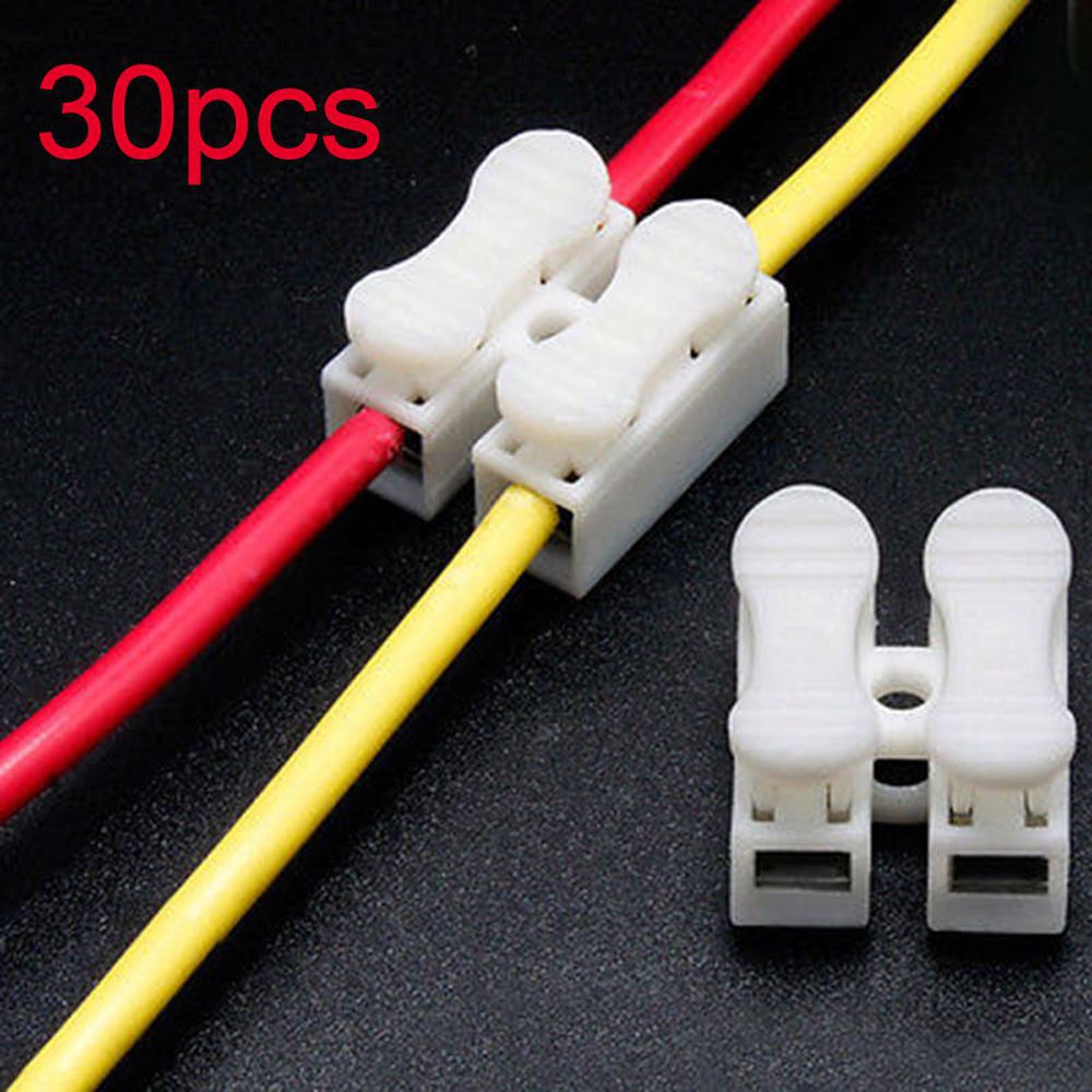 Bộ 30 cút nối dây điện nhanh loại 2pin tiện dụng