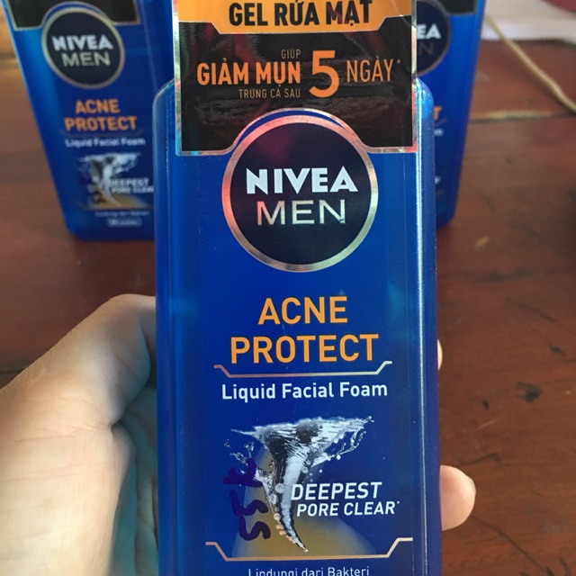 Gel rửa mặt Nivea men