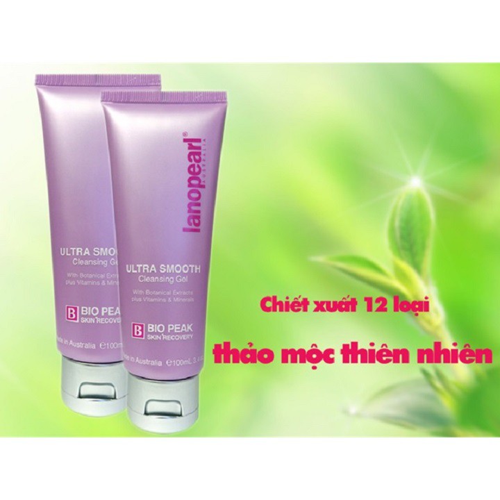 Sữa rửa mặt Lanopearl Bio Peak Ultra Smooth 100ml