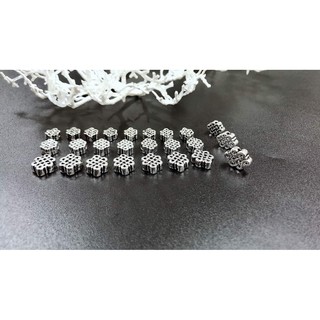 Charm bạc hoa đồng tâm