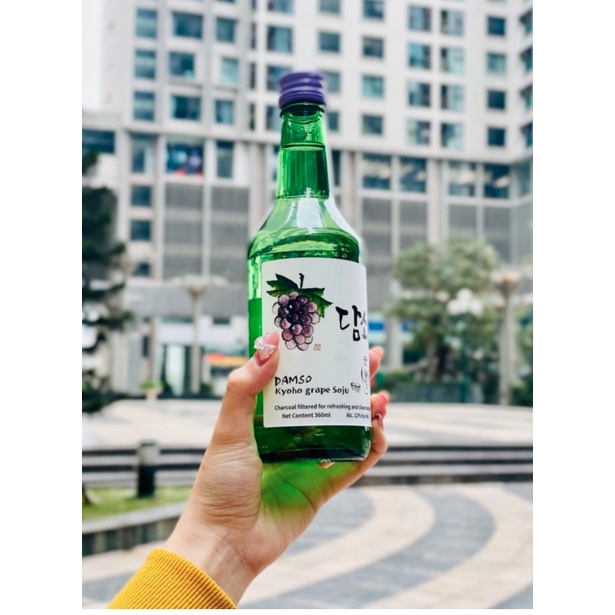 Soju Damso Hàn Quốc Các Vị 360ml