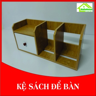 Kệ sách mini Kệ gỗ để bàn mini gỗ MDF