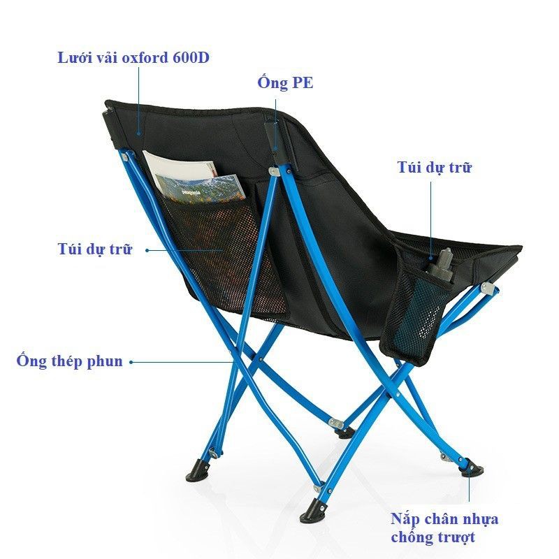 Ghế xếp Naturehike NH18X004-Y có túi xách đựng | BigBuy360 - bigbuy360.vn