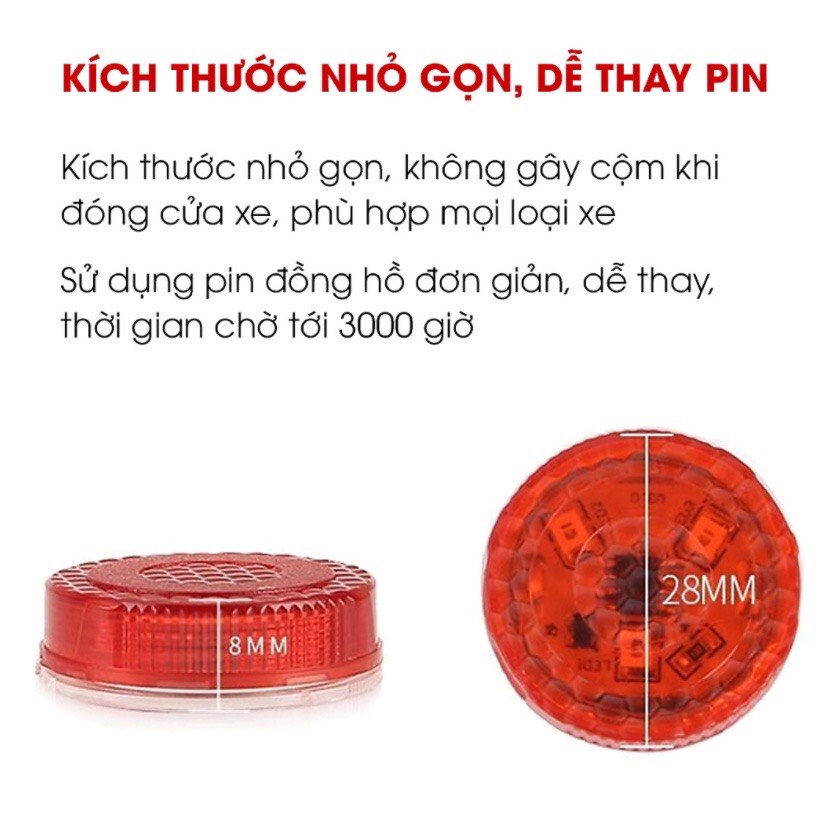 Đèn Led Cảnh Báo Mở Cửa Xe Ô Tô An Toàn