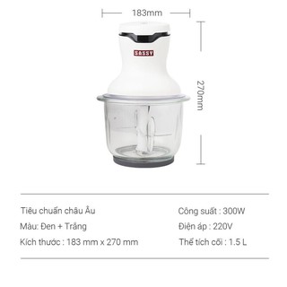 Máy xay thịt Sassy HR-618