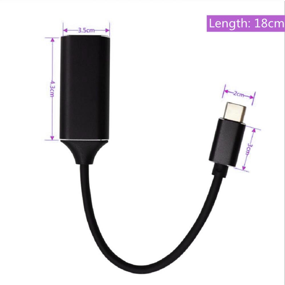 Cáp ChuyểN Từ USB C Sang HDMI-C Sang HD-MI HD TV USB 3.1 4K Cho PC Laptop W8Z5