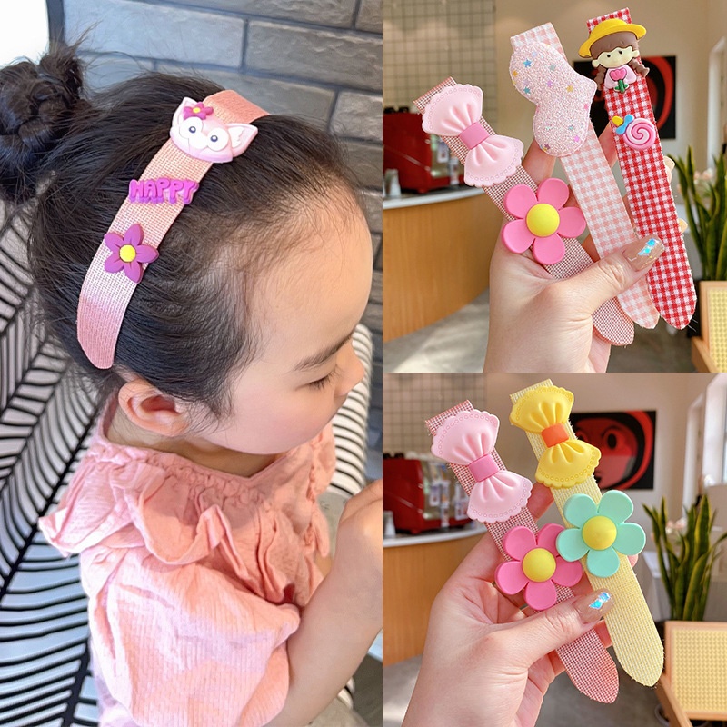 Băng Đô Nơ Cài Tóc Phong Cách Hàn Quốc Thời Trang Cho Bé Gái