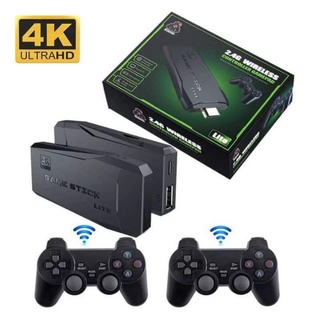 Máy chơi game cầm tay không dây stick 4K HDMI 2 người chơi huyền thoại gaming giải trí cổ điển contra mario quà tặng