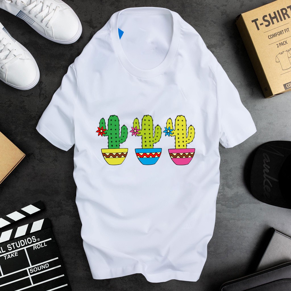 ÁO THUN HÌNH HOA XƯƠNG RỒNG-CACTUS IN HÌNH THỜI TRANG GIÁ RẺ CỰC SHOCK CÓ ĐỦ SIZE - 13