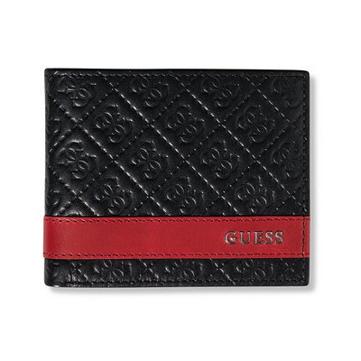 Ví nam Guess Men's Leather Bifold With Fashion Details - 31GU13X008