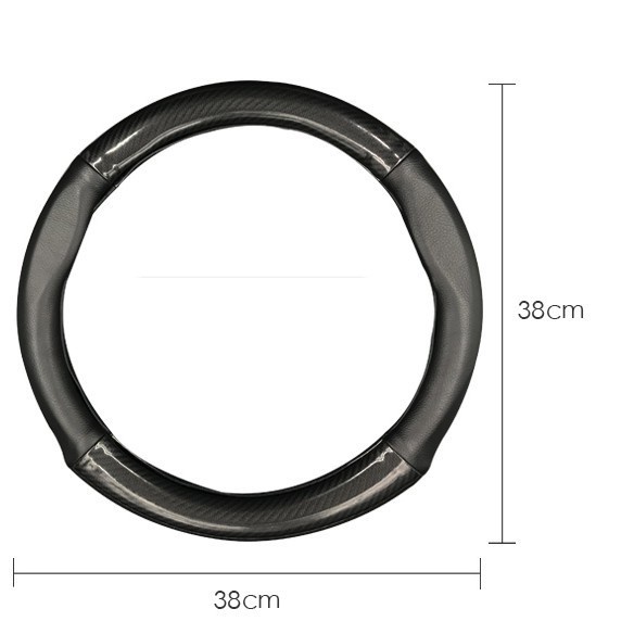 Bọc vô lăng xe ford everest focus ranger ecosport fiesta explorer transit escape chất liệu da vân cacbon