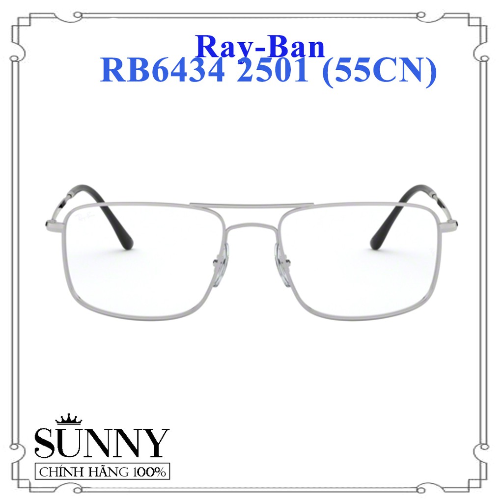 RB6434 2501 (55CN) - Gọng kính Rayban chính hãng, bảo hành toàn quốc
