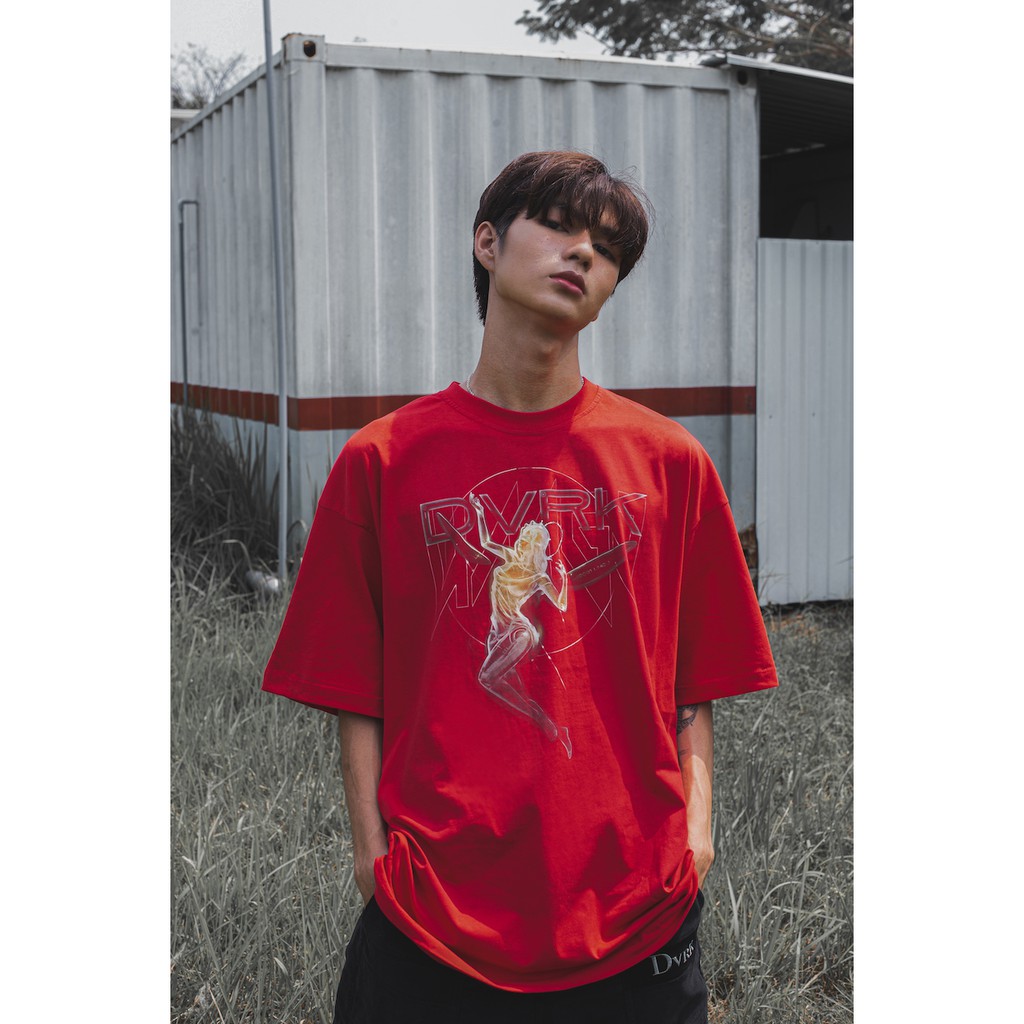 DVRK - Áo thun ngắn tay cổ tròn FALLEN -DVRK-21SS