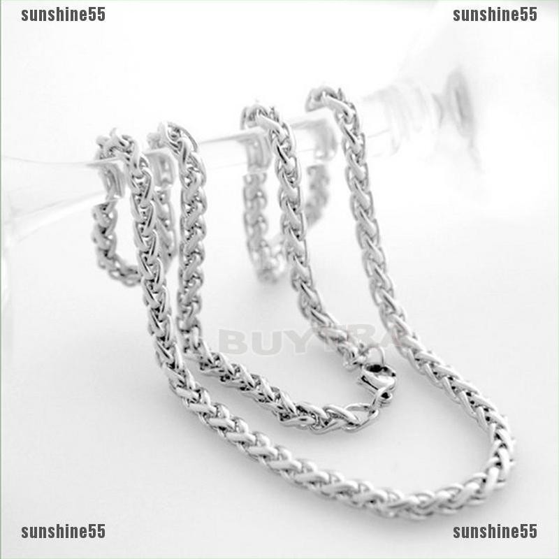 Dây Chuyền Sợi Xích Bằng Thép Không Gỉ 3 / 4 / 5 / 6MM