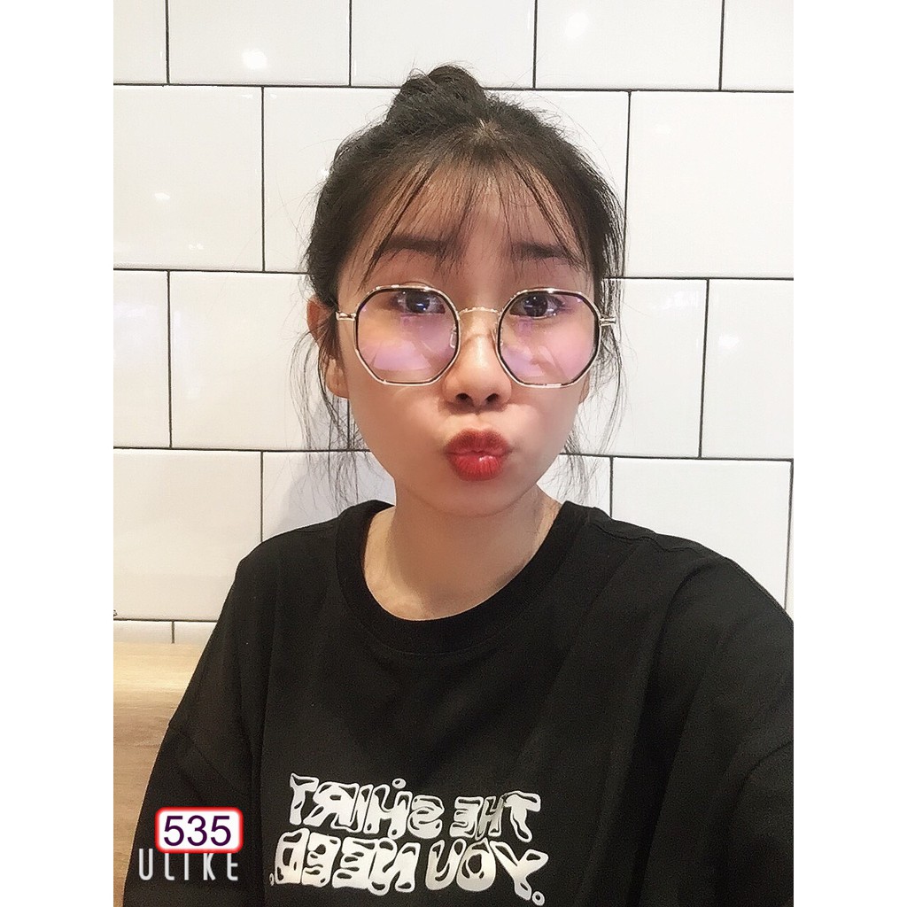 MẮT KÍNH GỌNG CẬN 535 FORM LỤC GIÁC HOT TREND SIÊU SANG CHẢNH | BigBuy360 - bigbuy360.vn