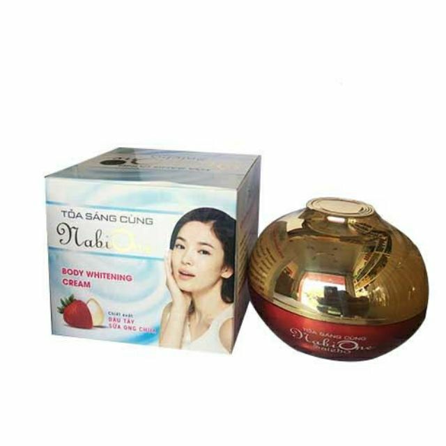 Kem dưỡng trắng da toàn thân Nabi One Saieho Body Whitening Cream 200g