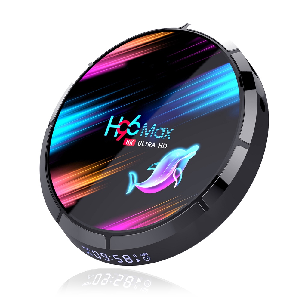 TV Box H96 Max X3 Android 9.0 S905X3 Cortex-A55 64 Bit 4GB / 32GB 2.4G & 5G WiFi H.265 VP9 I Miracast HD Kèm Phụ Kiện