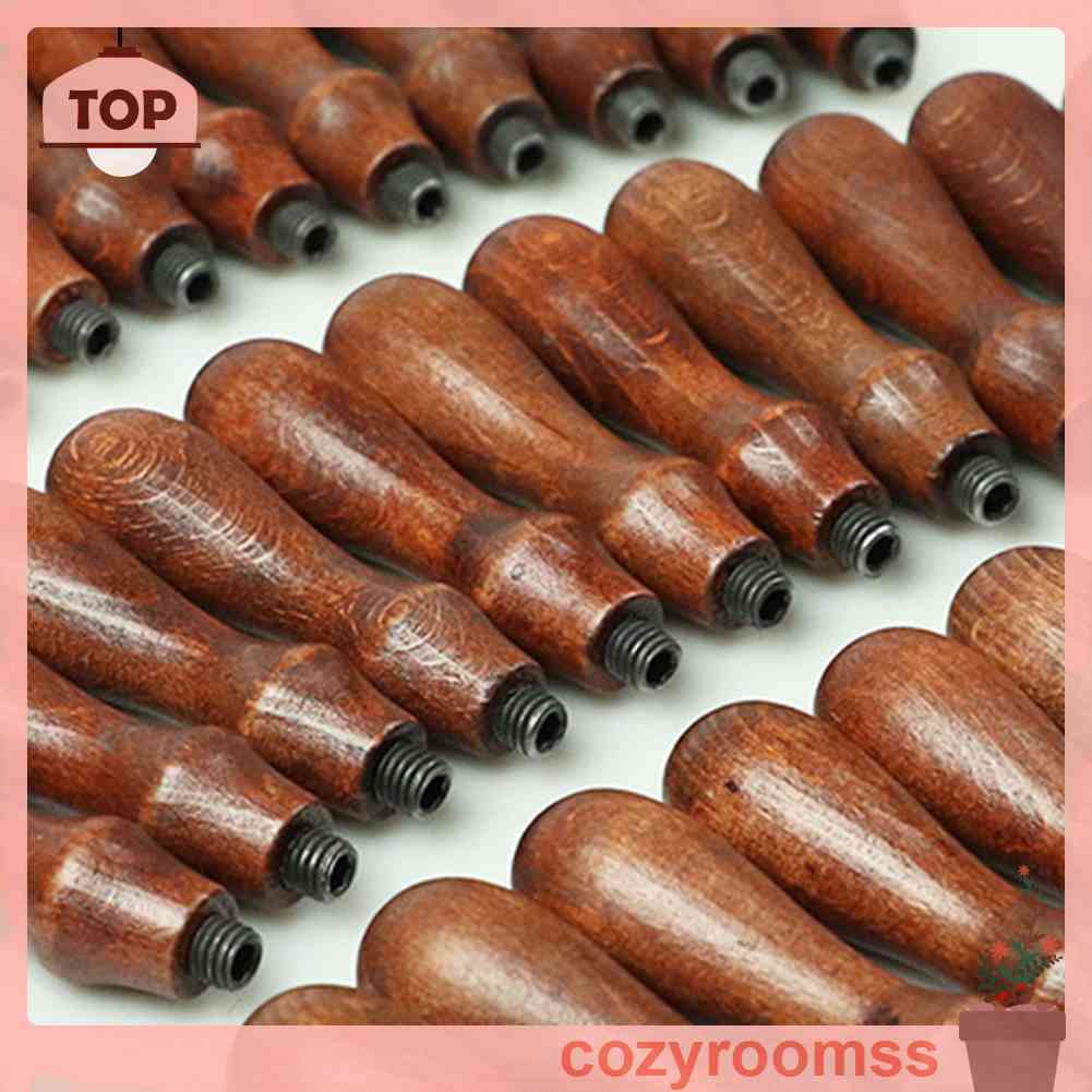Con Dấu In Sáp Tay Cầm Bằng Gỗ Phong Cách Retro