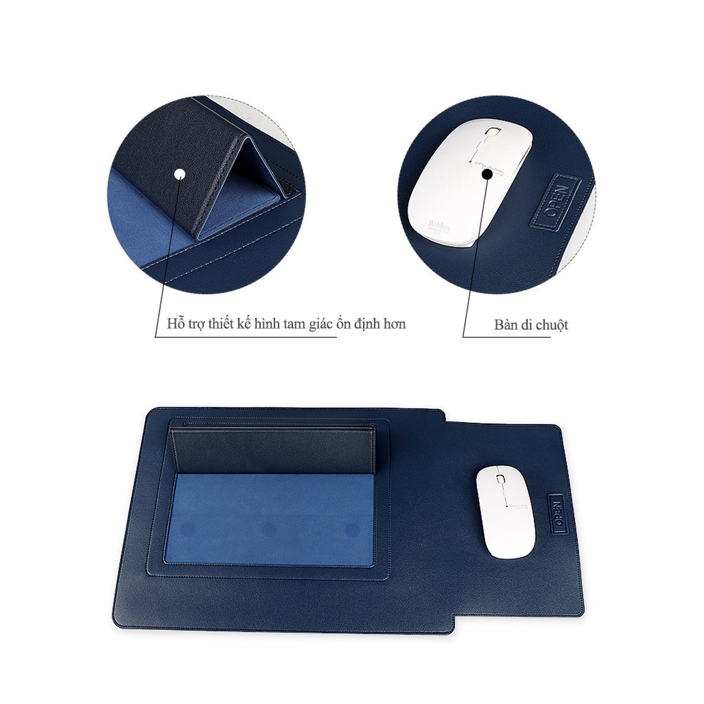 Bao da Macbook BlueLeather 3 chức năng - Home and Garden