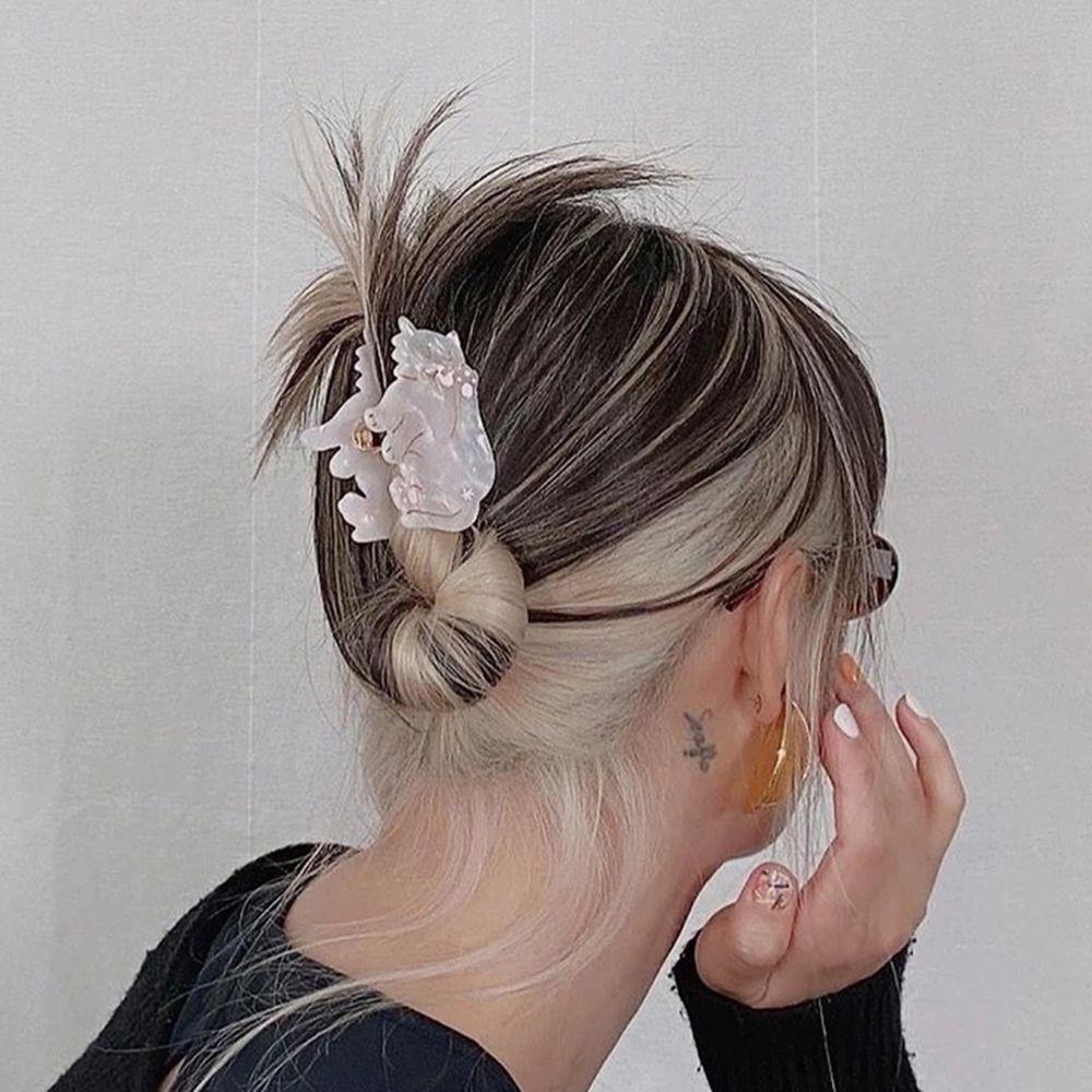 Kẹp Tóc Hình Cá Mập Bằng Acrylic Cho Thú Cưng