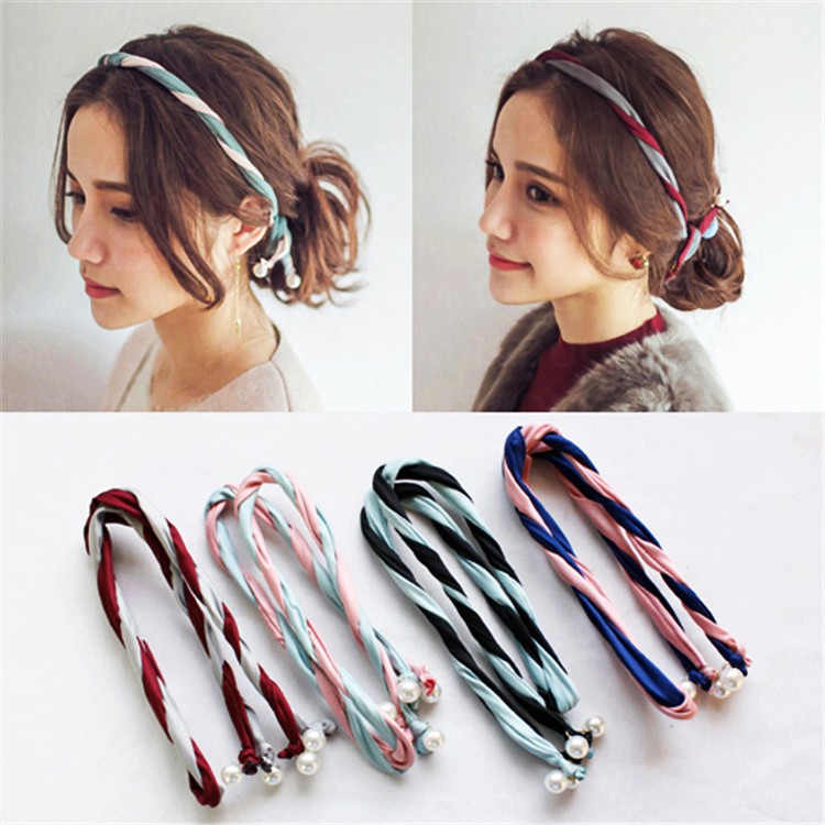 Băng đô turban hình que nhiều màu xinh xắn !