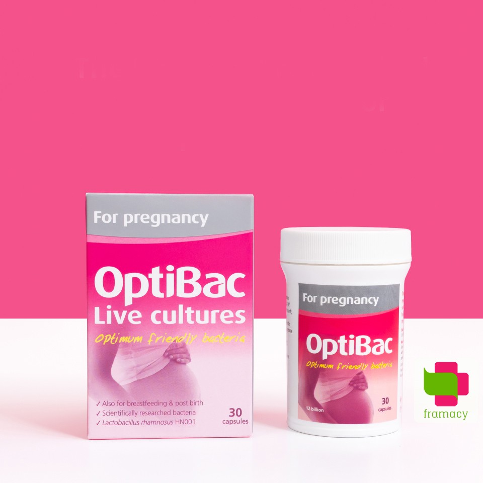 Men vi sinh Optibac Probiotics For pregnancy, Anh (30 viên) cho bà bầu và mẹ sau sinh