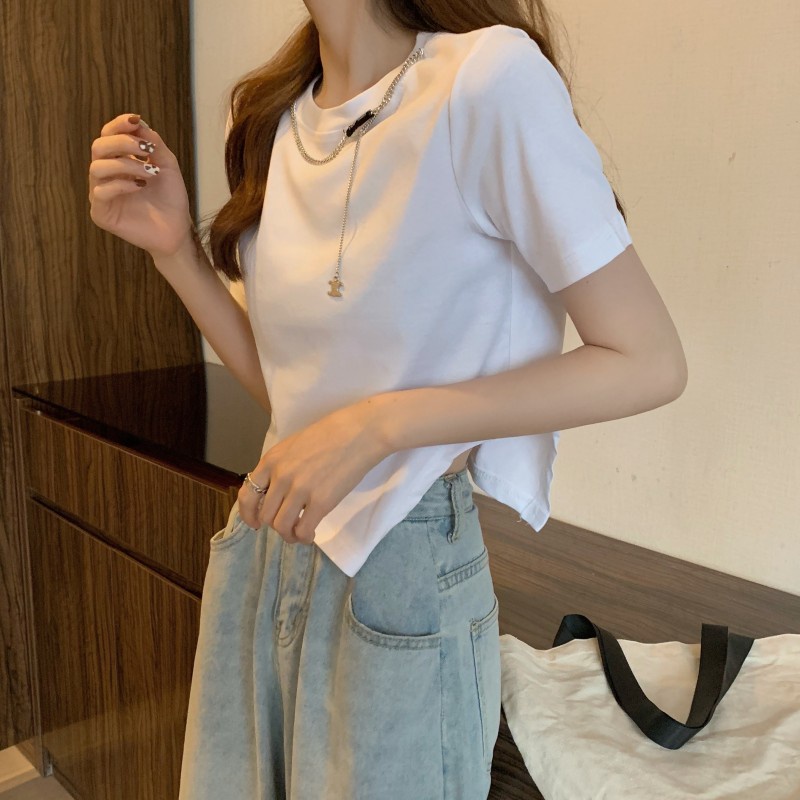 NRVP Áo Thun NgắN Tay DáNg RộNg ThờI Trang Cho Nữ