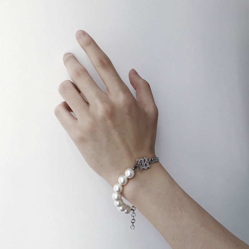 Vòng Tay Đính Ngọc Trai Nhân Tạo Phong Cách Hàn Quốc