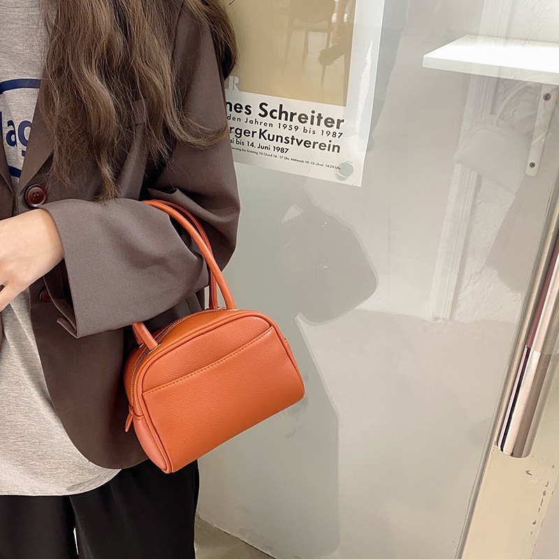 Túi Xách Màu Trơn Dễ Phối Đồ Đơn Giản Thời Trang Phong Cách Hàn Quốc