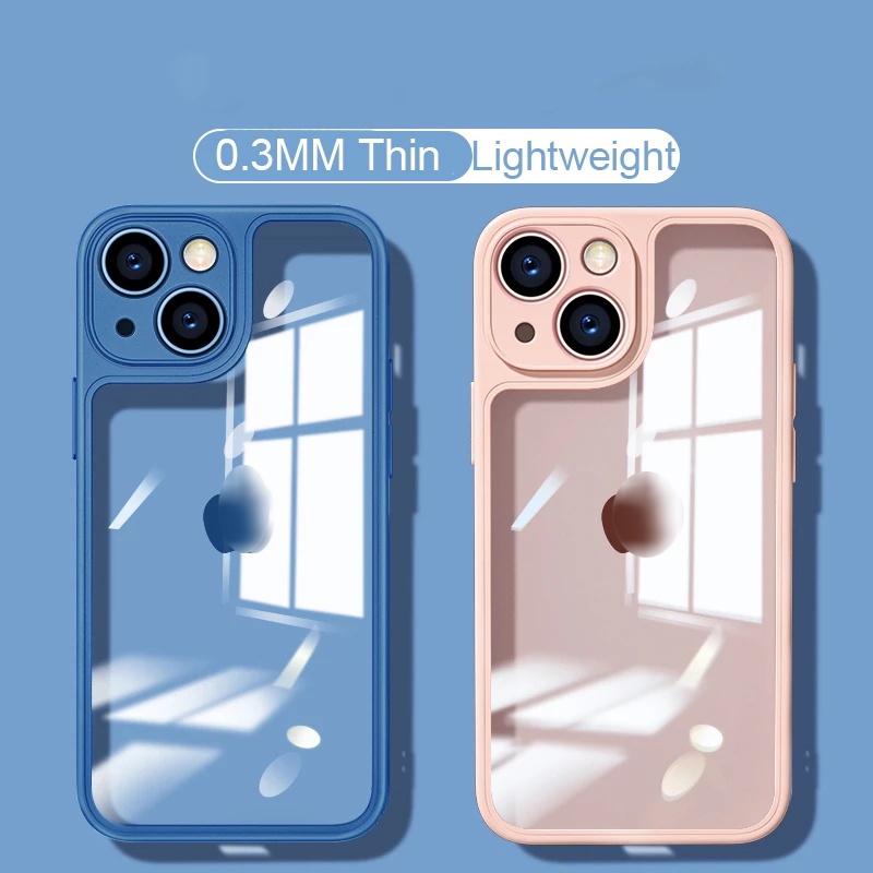 Ốp Điện Thoại TPU Mềm Kết Cấu Siêu Mỏng Chống Trầy Xước Cho IPhone 13 12 11 Pro Max XS Max XR X