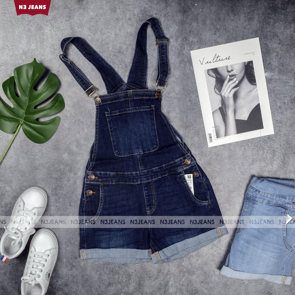 Quần Yếm jeans short nữ (mã 500) | BigBuy360 - bigbuy360.vn