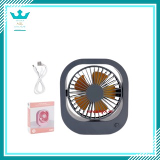 Mua ⚡️BẢO HÀNH ⚡️ Quạt tích điện mini  Để bàn quay 360* Square Oscillating Fan