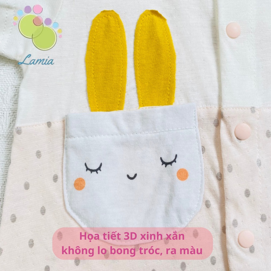 Bộ Đồ Liền Thân Cho Bé Gái Cúc Giữa Mùa Hè Mỏng Mát, Body Đùi Hè Xuất Nhật Cho Bé Sơ Sinh 𝟑𝟕𝐁𝐃𝐃𝐔