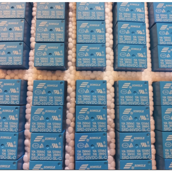 Relay 5v ,12v,24v rờ le 5v ,12v,24v 5 chân 10A Loại Tốt