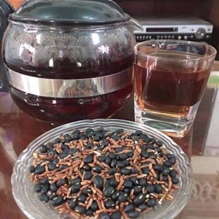 (1kg) trà gạo lứt đậu đen xanh lòng (trà gạo lứt đỗ đen)