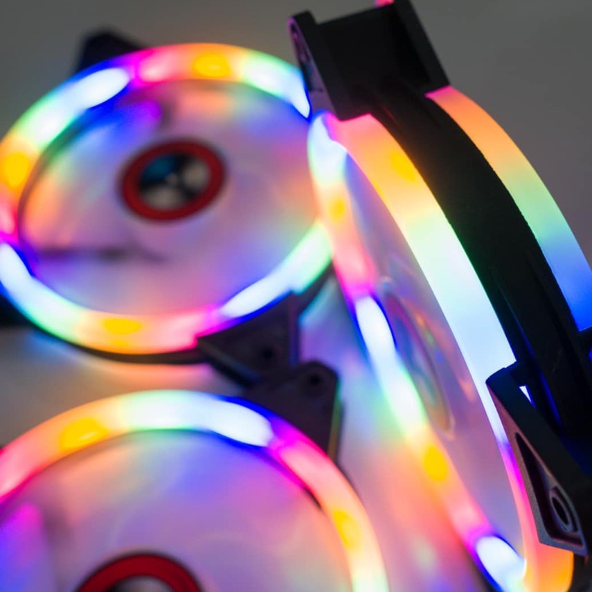 Fan Case WM-STAR V8 RGB, Coolmoon S2 12cm