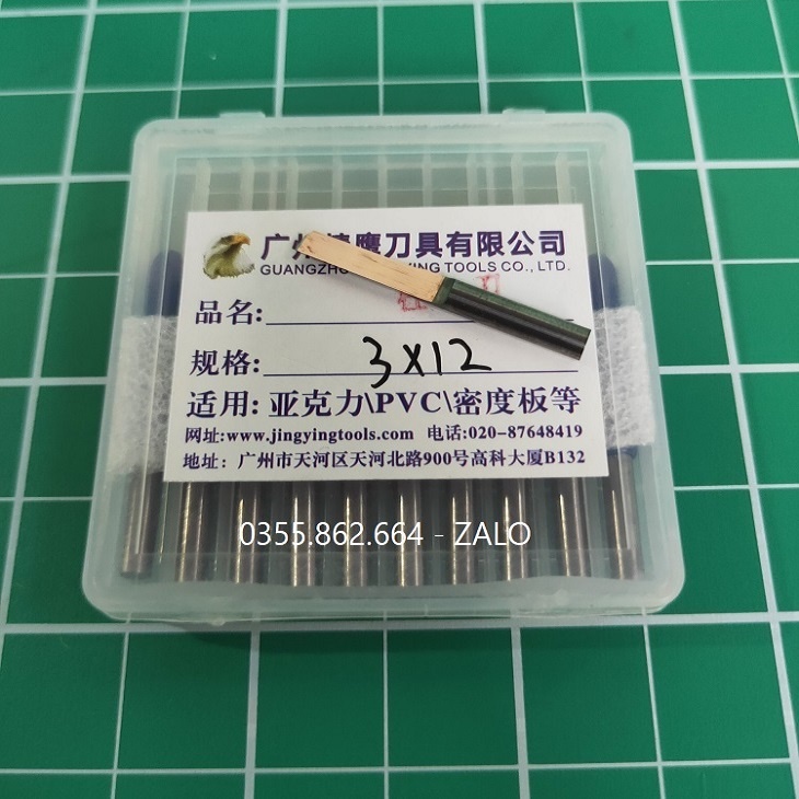 Mũi CNC bán nguyệt cắt alu và alu gương