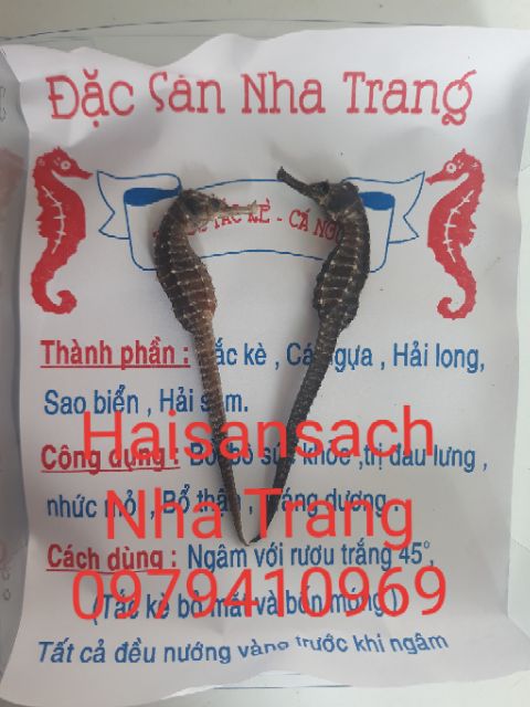 Cá Ngựa Khô 2 con size 5-8cm đực cái