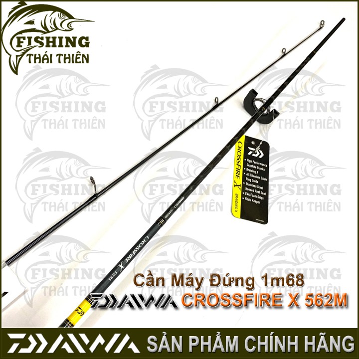 Cần Câu Cá Daiwa Crossfire-X 562M Cần Lure UL Máy Đứng 1m68 Hàng Chính Hãng Made In Việt Nam