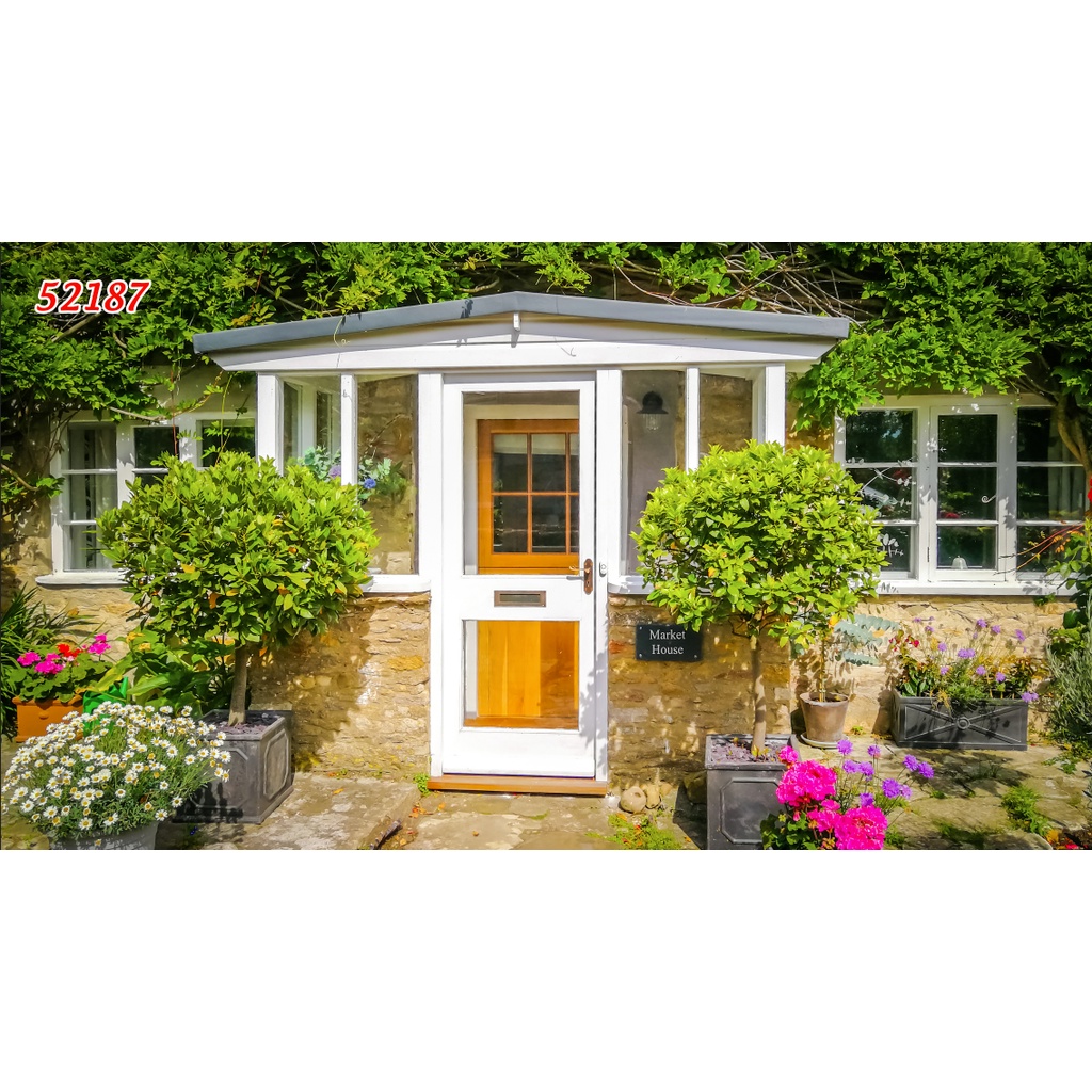 Tranh dán tường Quán Cafe, Trà Sữa, Trang Trí Cửa Hàng 3D khổ lớn