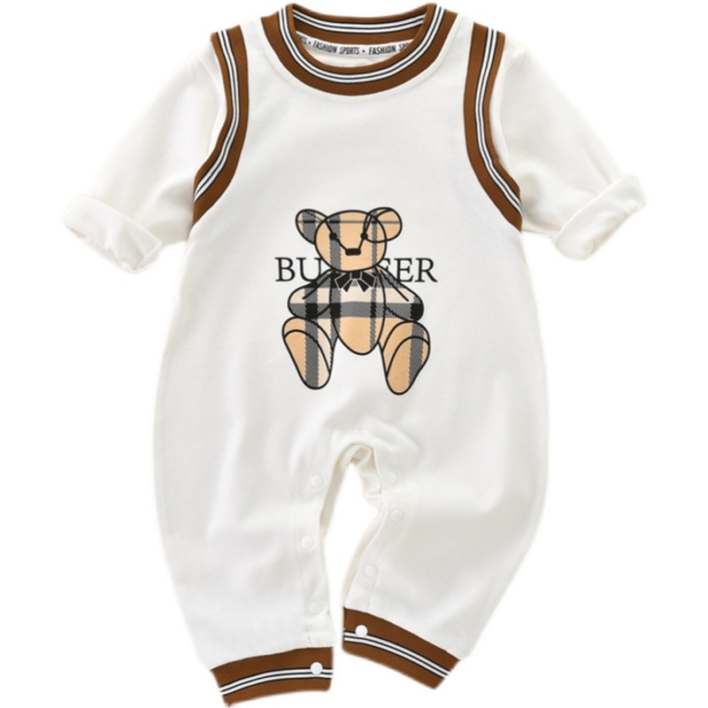 Áo Liền Quần Dài Tay Thời Trang Mùa Thu Mới Cho Bé Sơ Sinh