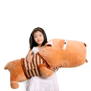 Gối ôm Gấu bông chú cho puco mặc áo (dài 1m3) cực đẹp , siêu dễ thương cực chất