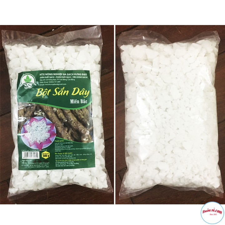 Bột Sắn Dây Miền Bắc Nguyên Chất – gói 500gr – Nông sản sạch - 00029