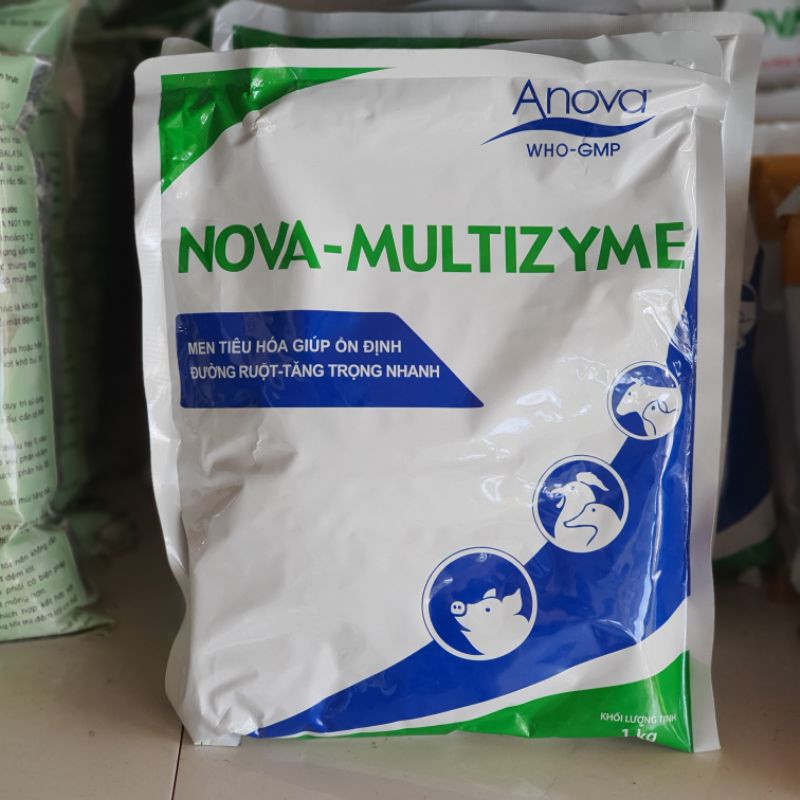 Men tiêu hóa heo Nova - Multizyme 1kg