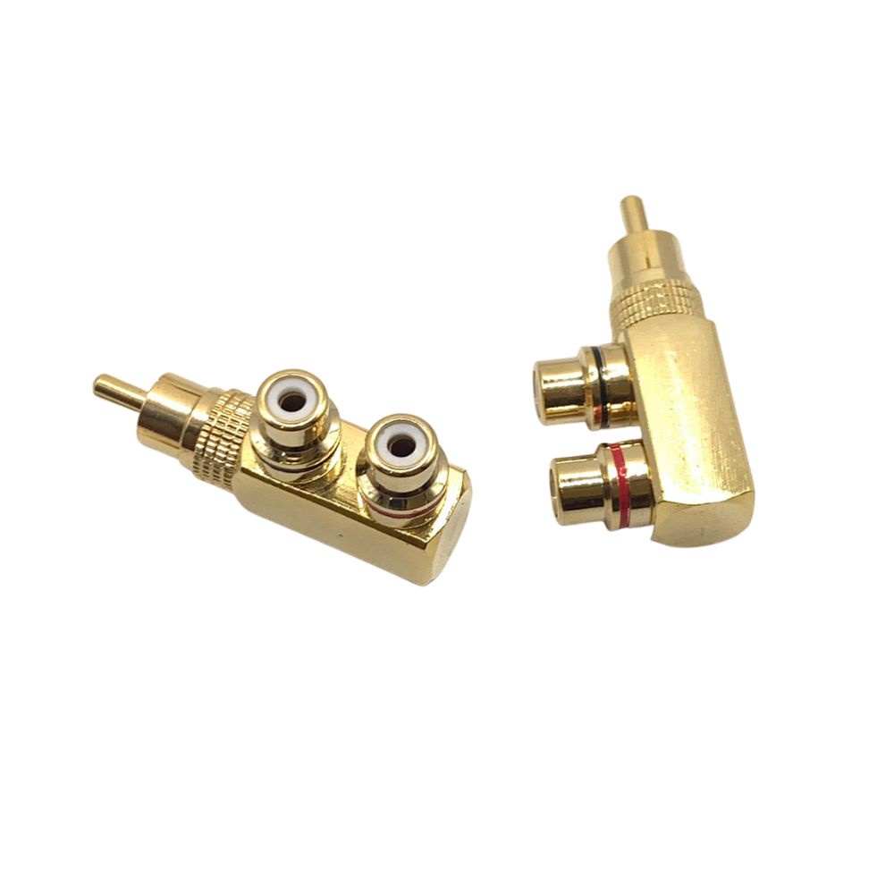 Jack Hoa Sen 1 Ra 2 CD-01 Đồng OFC, Mạ Vàng 24k - Jack Bông Sen 1 Ra 2 Giá Tốt - Jack AV 1 Ra 2 Lỗi 1 Đổi 1 Trong 7 Ngày