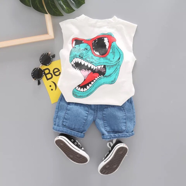 Bộ sát nách khủng long( HÀNG SALE KO ĐỔI TRẢ)