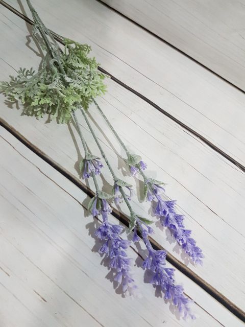 Cành hoa violet giả cao cấp đài loan